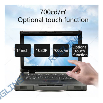 14 인치 700cd/M2 I5 견고한 Windows 10 노트북 CCC 인증