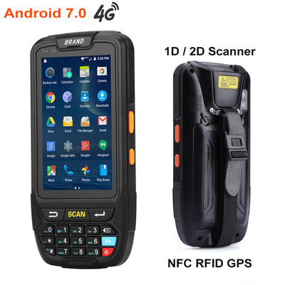 4.0 인치 480x800 산업용 핸드 헬드 터미널 4G PDA 스캐너 Android