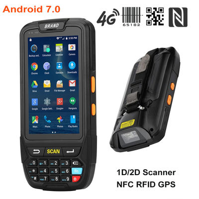 IP65 16G 어려운 소형 PDA, 480x800 4 인치 PDA Android 7.0