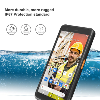 5.7 &quot; 고급 품질 4G + 64G 안드로이드 바코드 스캐너 NFC PDA 휴대용 장치