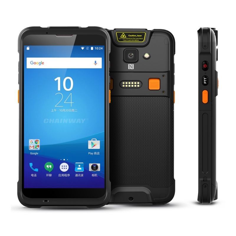 5.5 인치 1440x720 장거리 UHF RFID 리더 휴대용 안드로이드 9.0 OS