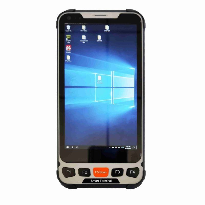 5.5 인치 1.44Ghz 견고한 태블릿 Windows 10 Pro IP67(2D 바코드 스캐너 포함)